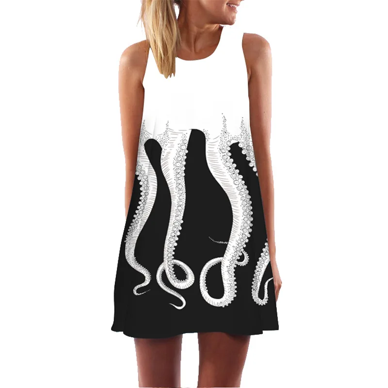 MEIBONA Cartoon Women Dress Summer Sleeveless Loose A-line Dress Party Club Dress Plus Size Beach Wear Sundress Sukienki
MEIBONA Cartoon Women Dress Summer Sleeveless Loose A-line Dress Party Club Dress Plus Size Beach Wear Sundress Sukienki