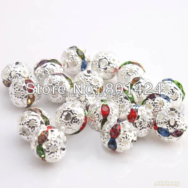 58-253 6mm 8mm 10mm Mixed Color Crystal Rhinestone Spacer Loose Beads Silver Plated Shamballa Pave Metal Balls free shipping
58-253 6mm 8mm 10mm Mixed Color Crystal Rhinestone Spacer Loose Beads Silver Plated Shamballa Pave Metal Balls free shipping