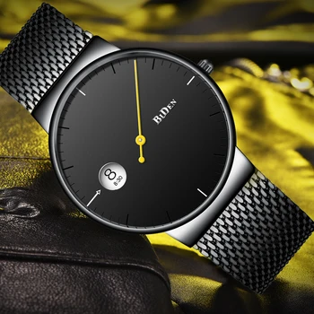 BIDEN New Creative Design Men Women Watches Unisex Full Steel Mesh Band Quartz Wrist Watch Black Sport Clock Relogio Masculino
BIDEN New Creative Design Men Women Watches Unisex Full Steel Mesh Band Quartz Wrist Watch Black Sport Clock Relogio Masculino