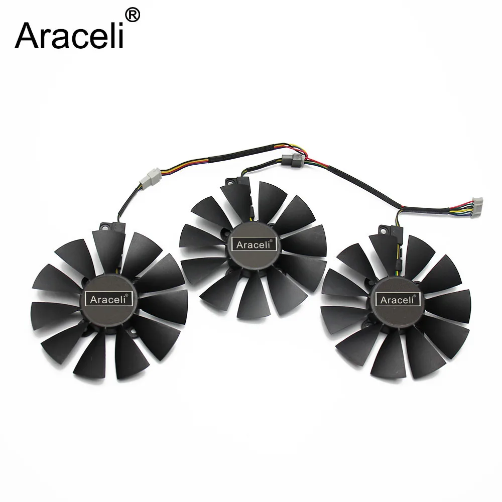 Новый Кулер для видеокарт 87 мм ASUS Dragon GTX 1070Ti RX VEGA64 1060 1070 1080 480 580 кулер
