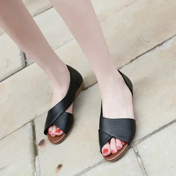 2019 Sandals Women Summer Shoes Flat Peep toe Women Sandals Casual Shoes Women Leather Sandals Plus Size 42 A1480
2019 Sandals Women Summer Shoes Flat Peep toe Women Sandals Casual Shoes Women Leather Sandals Plus Size 42 A1480