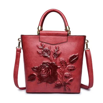 Luxury Handbags Women Leather Chinese Style Embossed Flower Shoulder Bags Designer Ladies Large Capacity A4 Paper Bag sac a main
Luxury Handbags Women Leather Chinese Style Embossed Flower Shoulder Bags Designer Ladies Large Capacity A4 Paper Bag sac a main