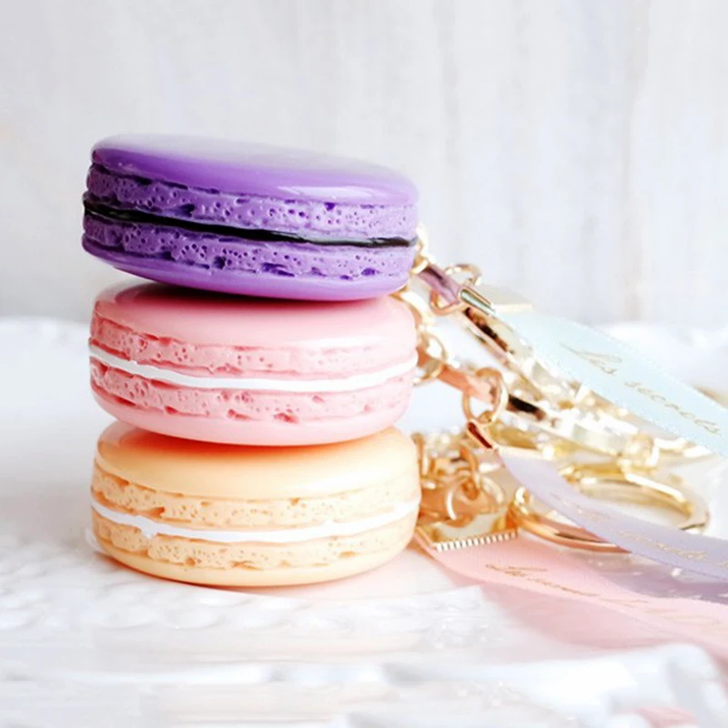 Macaron pendant key chains for women girls gold color zinc alloy female bag charm car keychain key ring with jewelry gift box
Macaron pendant key chains for women girls gold color zinc alloy female bag charm car keychain key ring with jewelry gift box