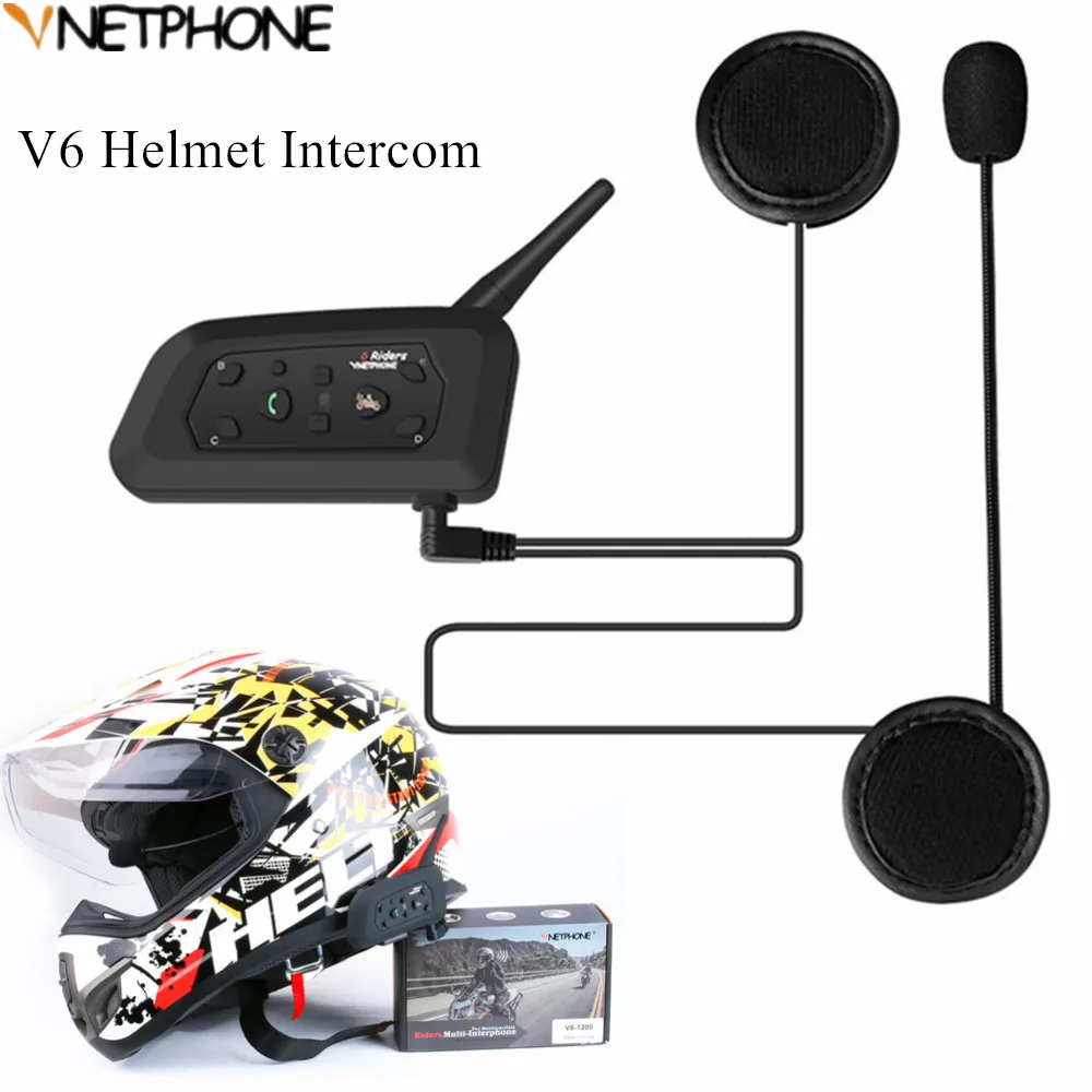 V6 Motorcycle Helmet Intercom 1200m Wireless Helmet Bluetooth Headsets for 6 riders Waterproof Intercomunicador Moto Interphone
V6 Motorcycle Helmet Intercom 1200m Wireless Helmet Bluetooth Headsets for 6 riders Waterproof Intercomunicador Moto Interphone