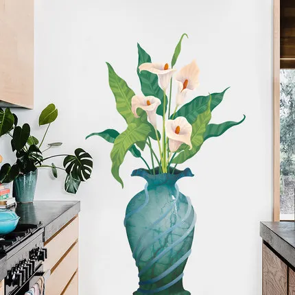 115*160CM 3D Horseshoe lotus Vase living Room Home Decoration Vinly Wall Sticker Flower Bedroom Bathroom Home Decor Poster
115*160CM 3D Horseshoe lotus Vase living Room Home Decoration Vinly Wall Sticker Flower Bedroom Bathroom Home Decor Poster