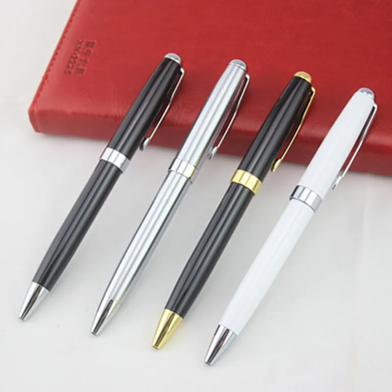 Rotating metal ballpoint pen stainless steel ball pen steel bar oil pen commercial stationery pen free shipping
Rotating metal ballpoint pen stainless steel ball pen steel bar oil pen commercial stationery pen free shipping