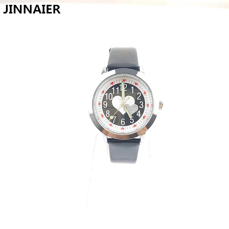 10pcs/lot Wholesales New Fashion Heart-shaped Design Kids Clock Quartz Watch Girls Small Leather Wrist Watches Relogio Feminino
10pcs/lot Wholesales New Fashion Heart-shaped Design Kids Clock Quartz Watch Girls Small Leather Wrist Watches Relogio Feminino