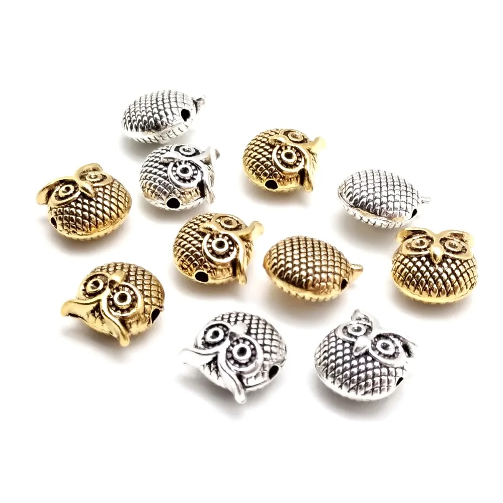 High Quality 10pcs/lot Charms Owl Head Spacers Beads Vintage Silver Alloy Beads For DIY Jewelry Making Bracelet Accessories
High Quality 10pcs/lot Charms Owl Head Spacers Beads Vintage Silver Alloy Beads For DIY Jewelry Making Bracelet Accessories