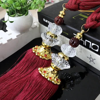New high-end European Aleck imitated crystal jade double crystal curtain hanging ball/bind/lob
New high-end European Aleck imitated crystal jade double crystal curtain hanging ball/bind/lob