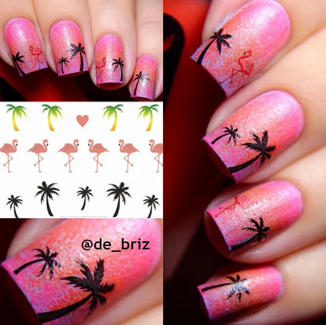 Nail Art Stickers Water Decals Hawaii Palm Tree Pattern Design Transfers Stickers Nail Art Decoration Accessories Tools
Nail Art Stickers Water Decals Hawaii Palm Tree Pattern Design Transfers Stickers Nail Art Decoration Accessories Tools