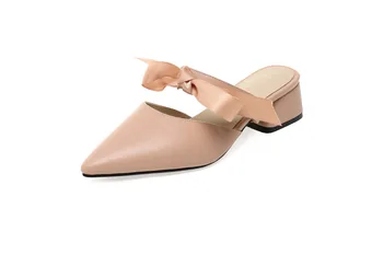 2019 spring and summer small fresh thick with a pointed tip size 31-47 Baotou sandals female
2019 spring and summer small fresh thick with a pointed tip size 31-47 Baotou sandals female