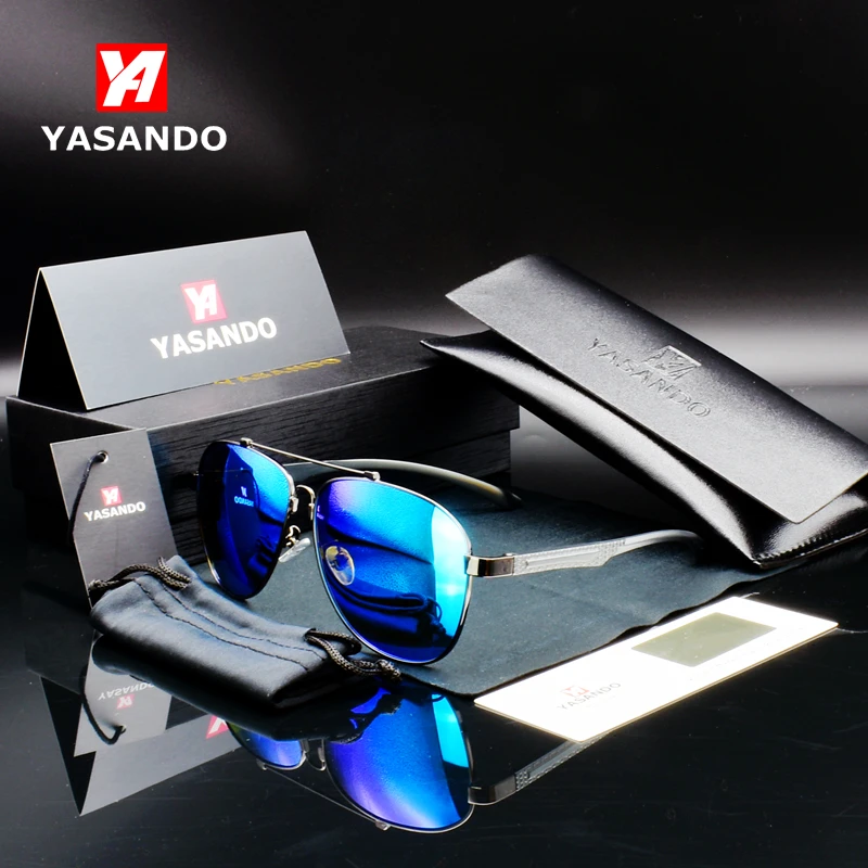 Men's Polarized Sunglasses Memory Frame YASANDO Luxury Brand Classical Pilot Driving Eyewear UV400 Male All-fit Sun Glass XY130
Men's Polarized Sunglasses Memory Frame YASANDO Luxury Brand Classical Pilot Driving Eyewear UV400 Male All-fit Sun Glass XY130