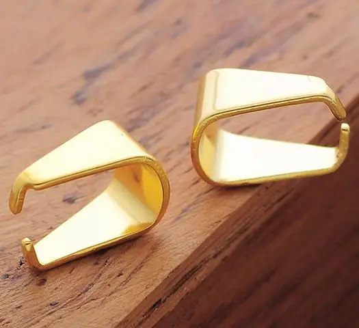 20PCS/LOT Stainless Steel Pendant Pinch Bail Clasps Gold Tone 4x9mm DIY Jewelry Findings Accessories
20PCS/LOT Stainless Steel Pendant Pinch Bail Clasps Gold Tone 4x9mm DIY Jewelry Findings Accessories