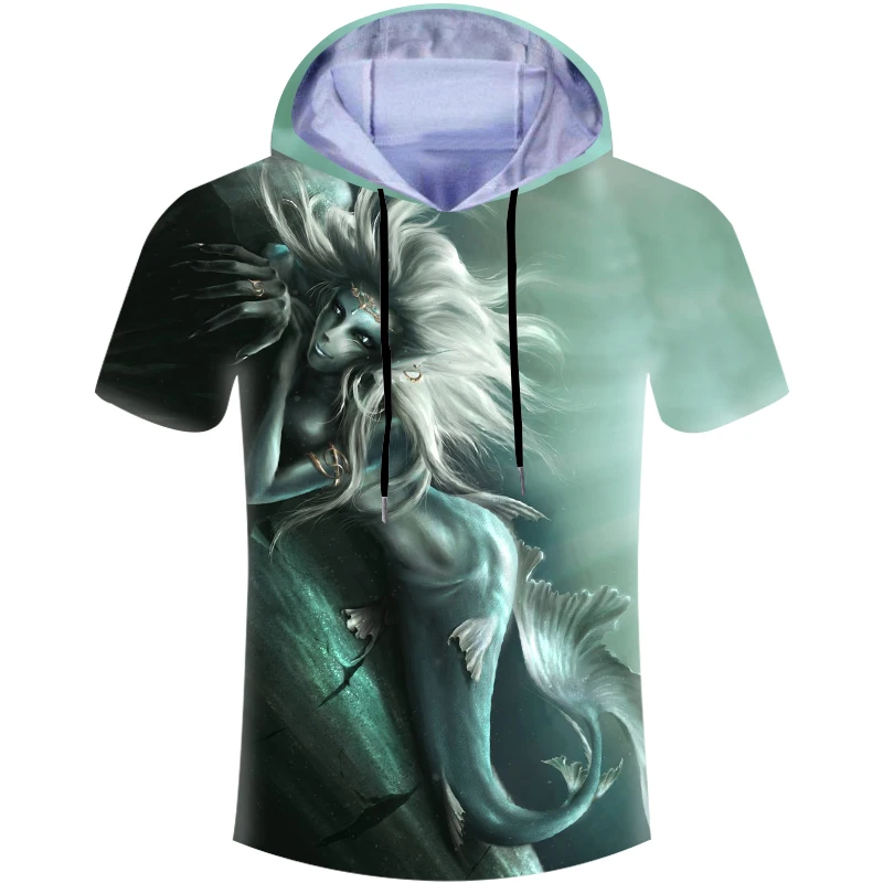 Casual Hoodies T-shirt Men T Shirt Anime Beautiful Sexy Mermaid 3D Print Harajuku Hip Hop Hooded Tshirt Unisex Brand Clothing
Casual Hoodies T-shirt Men T Shirt Anime Beautiful Sexy Mermaid 3D Print Harajuku Hip Hop Hooded Tshirt Unisex Brand Clothing