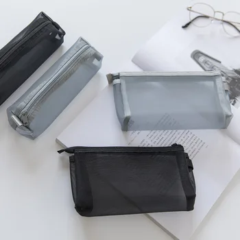 Simple Transparent Mesh Pencil Case Office Student Pencil Box Pencil Bag School Box Pencils Pouch Stationery Kalem Kutusu
Simple Transparent Mesh Pencil Case Office Student Pencil Box Pencil Bag School Box Pencils Pouch Stationery Kalem Kutusu