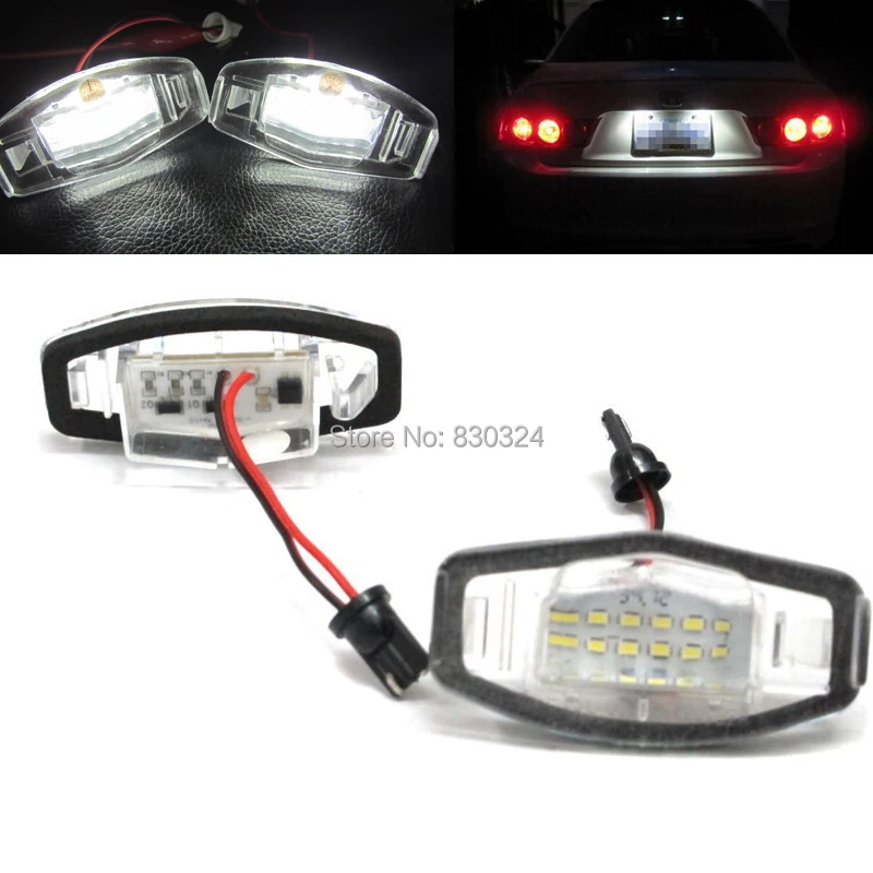 Direct Fit LED License Number Plate Light for Acura TL TSX MDX Honda Civic Accord Odyssey Pilot Xenon White
Direct Fit LED License Number Plate Light for Acura TL TSX MDX Honda Civic Accord Odyssey Pilot Xenon White