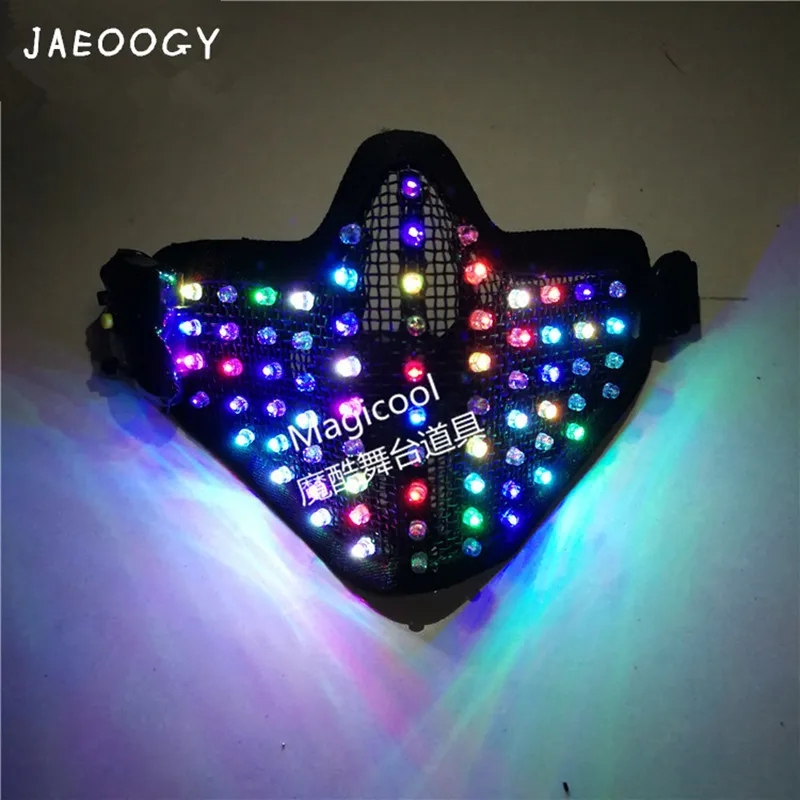 2018 new high quality LED color RGB lighting mask, flash charging, night bar, performance props, helmet masks
2018 new high quality LED color RGB lighting mask, flash charging, night bar, performance props, helmet masks