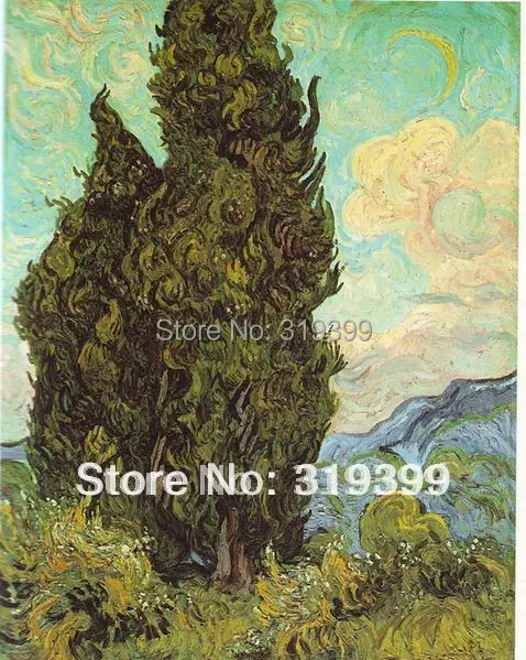 Linen Canvas Oil Painting reproduction,Cypresses by vincent van gogh,100% handmade,Free DHL Shipping,museum quality
Linen Canvas Oil Painting reproduction,Cypresses by vincent van gogh,100% handmade,Free DHL Shipping,museum quality