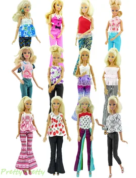 Wholesale 100 Set Random Pick Handmade Lady Daily Wear Blouse & Trousers Outfit Casual Clothes For Barbie Doll Baby Toys
Wholesale 100 Set Random Pick Handmade Lady Daily Wear Blouse & Trousers Outfit Casual Clothes For Barbie Doll Baby Toys