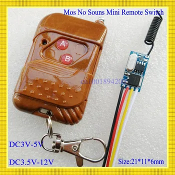 DC3.6V-DC12V 3.7V 5V 6V 12V Mini Remote Control Switch System Receiver Transmitter Learning Code Momentary Toggle Latched 315MHZ
DC3.6V-DC12V 3.7V 5V 6V 12V Mini Remote Control Switch System Receiver Transmitter Learning Code Momentary Toggle Latched 315MHZ