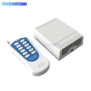 DC 12V 12 Channel Relay Module Wireless RF Remote Control Switch Transmitter + Receiver Board
DC 12V 12 Channel Relay Module Wireless RF Remote Control Switch Transmitter + Receiver Board