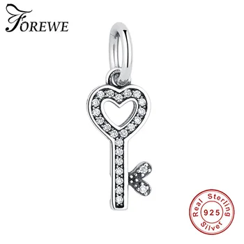 FOREWE Original 100% 925 Sterling Silver Charms Key To My Heart Beads Charm Fit Pandora Bracelet & Necklace
FOREWE Original 100% 925 Sterling Silver Charms Key To My Heart Beads Charm Fit Pandora Bracelet & Necklace