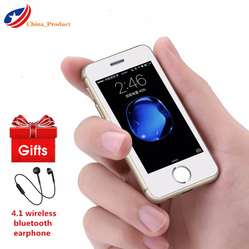 Gift! Original Melrose S9 Plus 2.5'' Supper Mini 4G Android Smartphone MT6580A/X Quad Core 16GB ROM Student Mobile Phone 1050mAh
Gift! Original Melrose S9 Plus 2.5'' Supper Mini 4G Android Smartphone MT6580A/X Quad Core 16GB ROM Student Mobile Phone 1050mAh