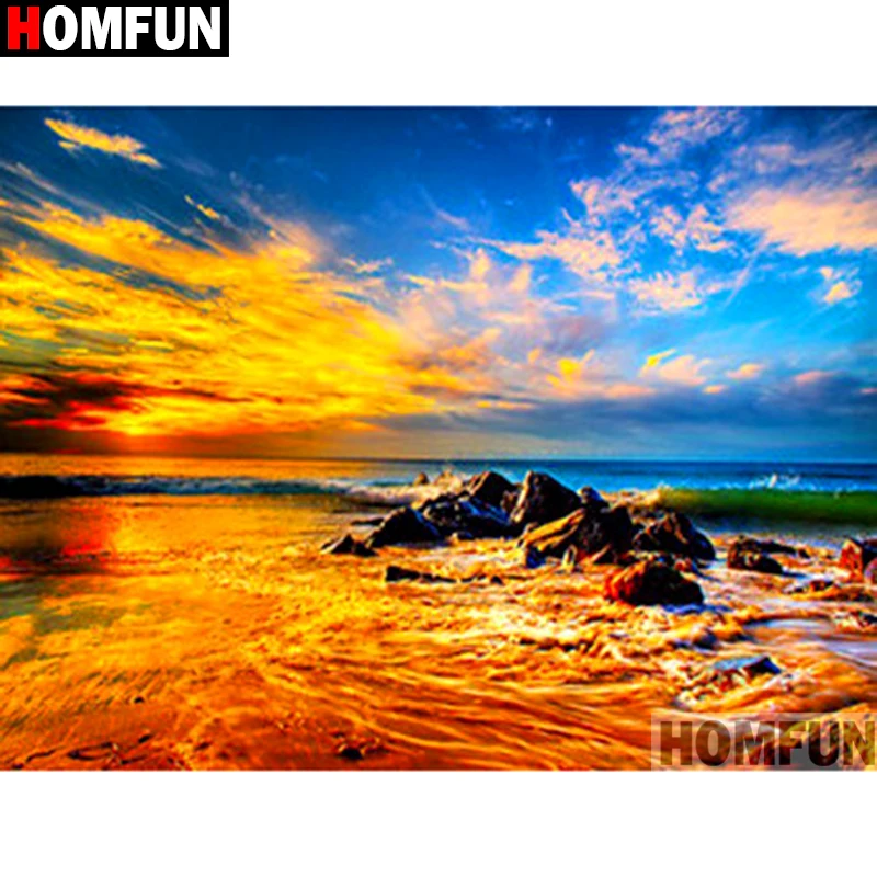 HOMFUN Full Square/Round Drill 5D DIY Diamond Painting "Dusk scenery" Embroidery Cross Stitch 5D Home Decor Gift A16522
HOMFUN Full Square/Round Drill 5D DIY Diamond Painting "Dusk scenery" Embroidery Cross Stitch 5D Home Decor Gift A16522