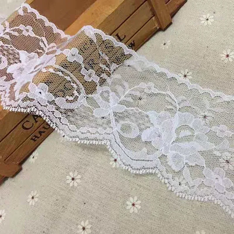 Beautiful 10meters/Lot White Lace Ribbon Tape 75MM Quality Lace Trim Embroidered Lace For Sewing Decoration african lace fabric
Beautiful 10meters/Lot White Lace Ribbon Tape 75MM Quality Lace Trim Embroidered Lace For Sewing Decoration african lace fabric
