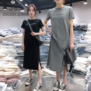 Summer Long Casual Dress for Women Loose Short Sleeve Straight Solid Letter Beach Maxi Dress Plus Size Ladies Shirt Dress 2019
Summer Long Casual Dress for Women Loose Short Sleeve Straight Solid Letter Beach Maxi Dress Plus Size Ladies Shirt Dress 2019