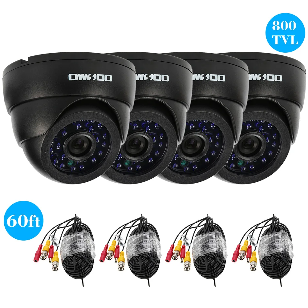 OWSOO 4PCS 800TVL Indoor IR Night Vision Home Surveillance Security CCTV Cameras Kit Plug And Play Home Surveillance System
OWSOO 4PCS 800TVL Indoor IR Night Vision Home Surveillance Security CCTV Cameras Kit Plug And Play Home Surveillance System