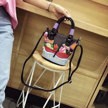 Italy Designer Cute bucket bag female 2018 new fashion hit color embroidery bag individuality handbag festival gift to Girl&Kid
Italy Designer Cute bucket bag female 2018 new fashion hit color embroidery bag individuality handbag festival gift to Girl&Kid