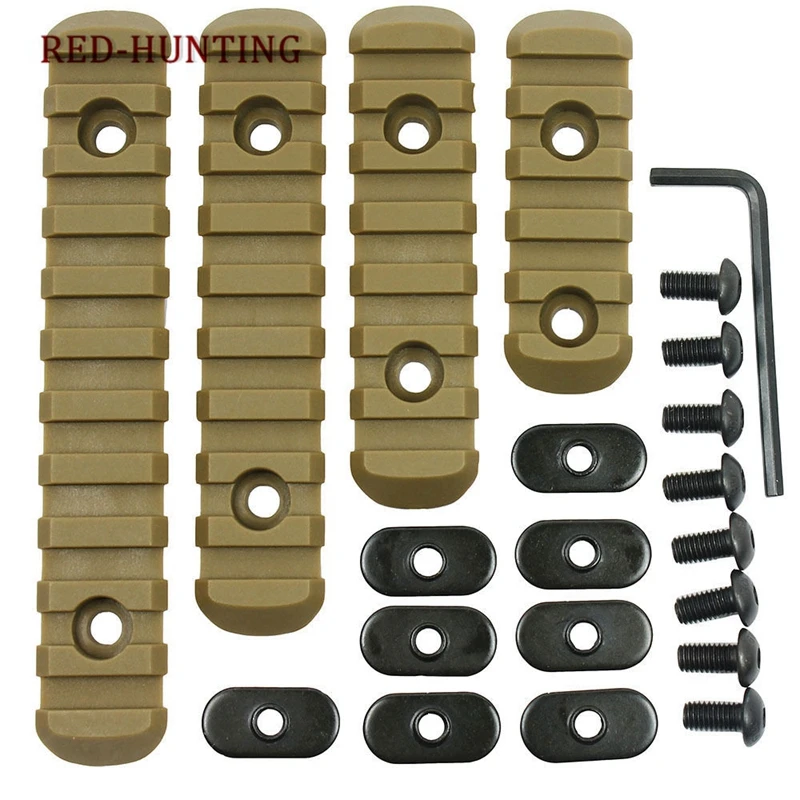 Gun Accessories 20mm 4Pcs Tactical Rifle Picatinny Weaver Rail Section Set for MOE Hand Guard
Gun Accessories 20mm 4Pcs Tactical Rifle Picatinny Weaver Rail Section Set for MOE Hand Guard