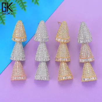 GODKI 49mm Luxury Water Drop Dangle Earrings For Women Wedding Full Micro Cubic Zirconia Crystal CZ Dubai Bridal Drop Earrings
GODKI 49mm Luxury Water Drop Dangle Earrings For Women Wedding Full Micro Cubic Zirconia Crystal CZ Dubai Bridal Drop Earrings
