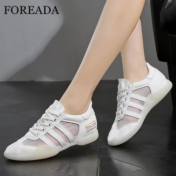 FOREADA Women Shoes Casual Flats Sneakers Fashion Mesh Flat Platform Shoes Cutout Lace Up Round Toe Shoes Ladies Fall Size 35-39
FOREADA Women Shoes Casual Flats Sneakers Fashion Mesh Flat Platform Shoes Cutout Lace Up Round Toe Shoes Ladies Fall Size 35-39