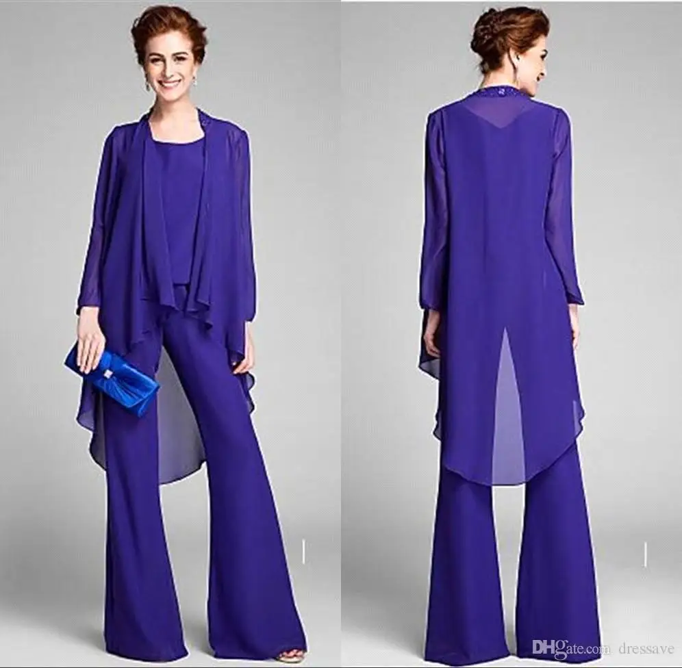 Fashion Chiffon Mother of The Bride Pant Suit 2019 Purple Plus Size Formal Evening Dresses Long Vestidos De Madrina Custom Make
Fashion Chiffon Mother of The Bride Pant Suit 2019 Purple Plus Size Formal Evening Dresses Long Vestidos De Madrina Custom Make