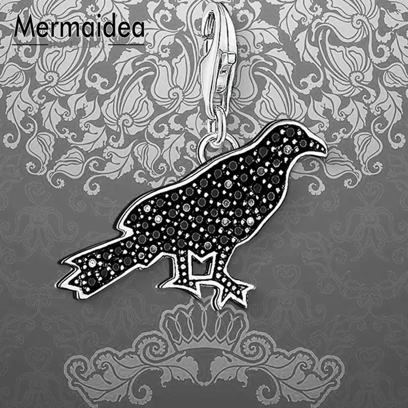 Crow Raven Charms Pendant Fashion Jewelry 925 Sterling Silver Trendy Gift For Women Men Boy Girls Fit Bracelet Necklace Bag
Crow Raven Charms Pendant Fashion Jewelry 925 Sterling Silver Trendy Gift For Women Men Boy Girls Fit Bracelet Necklace Bag