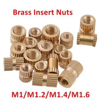 100pcs Brass Insert Nuts M1 M1.2 M1.4 M1.6 Knurled Brass Insert Nuts Through thread Brass Copper Nuts Injection Moulding
100pcs Brass Insert Nuts M1 M1.2 M1.4 M1.6 Knurled Brass Insert Nuts Through thread Brass Copper Nuts Injection Moulding