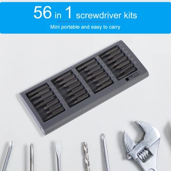 Multi-functyional Screwdriver Kit Profectional Magnetic Screwdriver for Pad Phone PC Repair Tool Detachable Driver Bit Set 56pcs
Multi-functyional Screwdriver Kit Profectional Magnetic Screwdriver for Pad Phone PC Repair Tool Detachable Driver Bit Set 56pcs
