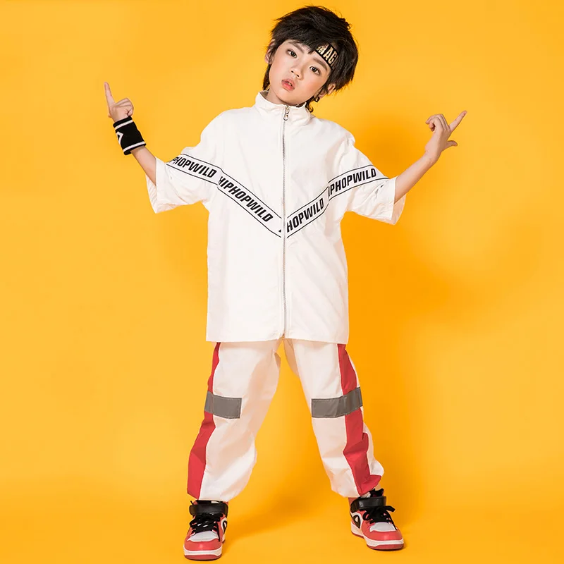 New Ropa Hiphop Boys Street Dance Clothing Kids Summer Costume Breaking Dance Stage Performance Hip Hop Dance Clothes BL1925
New Ropa Hiphop Boys Street Dance Clothing Kids Summer Costume Breaking Dance Stage Performance Hip Hop Dance Clothes BL1925