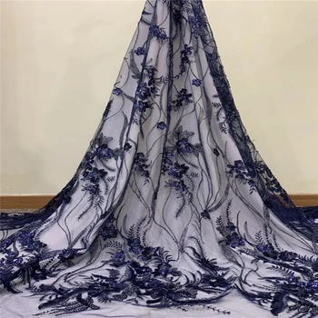 Tollola African Material Beaded Lace Fabric For Wedding Navy Blue Nigerian French Lace Fabric 2019 High Quality Lace Material
Tollola African Material Beaded Lace Fabric For Wedding Navy Blue Nigerian French Lace Fabric 2019 High Quality Lace Material