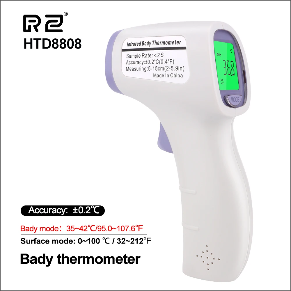 

RZ Thermometers Body Thermometer Electronic Ear Digital Thermometer Baby Medical Fever Infrared Non-contact Kids Thermometer