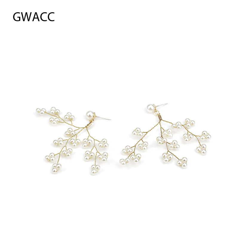 GWACC Branch Pearl Earrings Vintage Drop Earrings For Women Grape String Design Long Tassel Exaggerated Earrings Fashion Jewelry
GWACC Branch Pearl Earrings Vintage Drop Earrings For Women Grape String Design Long Tassel Exaggerated Earrings Fashion Jewelry