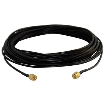 10m SMA Male to SMA Male M-M Connector RF Coaxial Pigtail RG174 Extension Cable Gold
10m SMA Male to SMA Male M-M Connector RF Coaxial Pigtail RG174 Extension Cable Gold