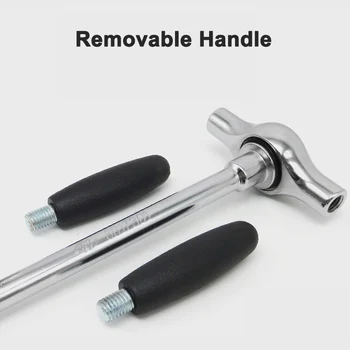 Durable Steel T Shape Detachable Sleeve Ratchet Wrench Car Motorcycle Repair Tools Car Styling
Durable Steel T Shape Detachable Sleeve Ratchet Wrench Car Motorcycle Repair Tools Car Styling
