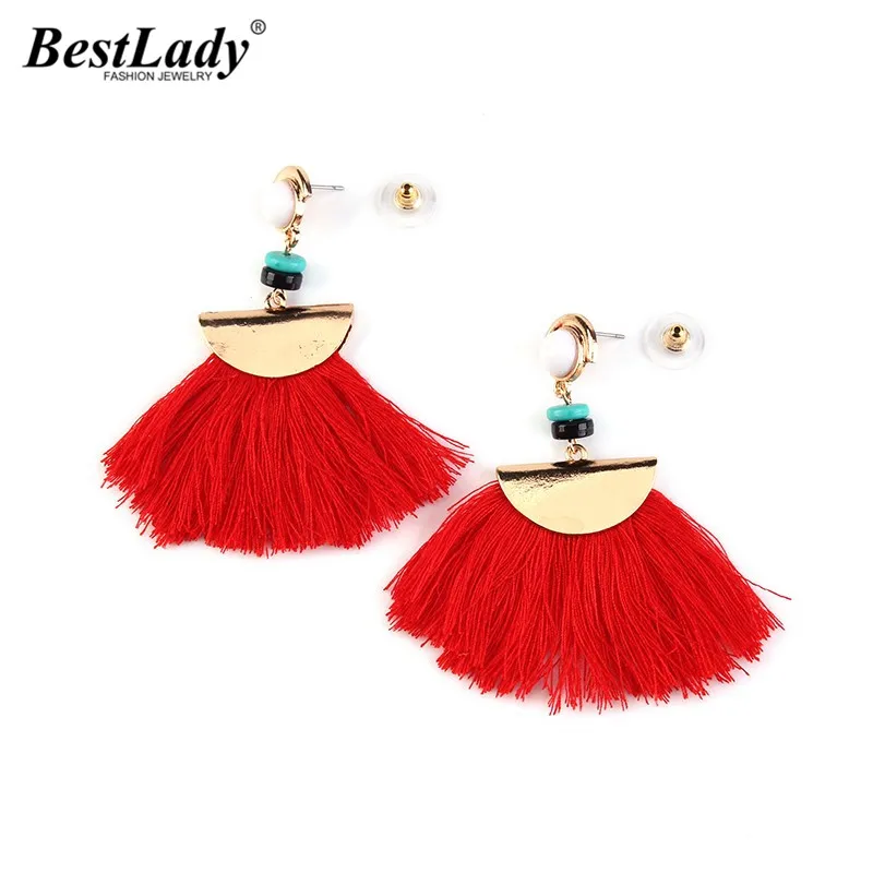 Best lady Bohemian Fashion Jewelry Tassel Women Cheap Colorful Statement Drop Dangle Earrings Party Jewelry For Women 2600
Best lady Bohemian Fashion Jewelry Tassel Women Cheap Colorful Statement Drop Dangle Earrings Party Jewelry For Women 2600