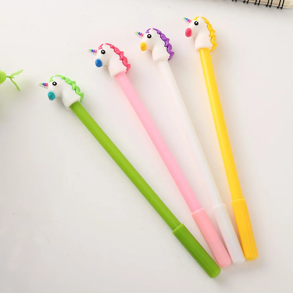 

0.5mm Creative Unicorn Flamingos Gel Pen Signature Pen Escolar Papelaria School Office Stationery Supply Promotional Gift