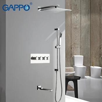 GAPPO Shower Faucets rainfall shower set bath mixer faucet bathroom shower rain mixer taps waterfall faucet bath tub faucet
GAPPO Shower Faucets rainfall shower set bath mixer faucet bathroom shower rain mixer taps waterfall faucet bath tub faucet