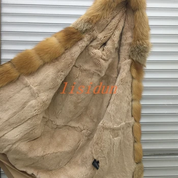 2018 Real fur coat fox parkas winter jacket coat women parka big real raccoon fur collar natural fox fur liner long outerwear
2018 Real fur coat fox parkas winter jacket coat women parka big real raccoon fur collar natural fox fur liner long outerwear