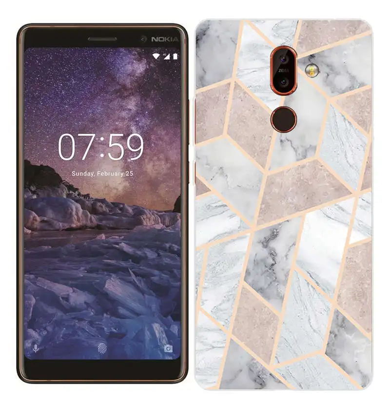 Arvin Case for Nokia 7 Plus Silicon Cover For Nokia 2.1 3.1 5.1 6.1 Transparent Fundas for Nokia X6 Soft TPU Nokia 3 5 6 7 8 Bag (17)